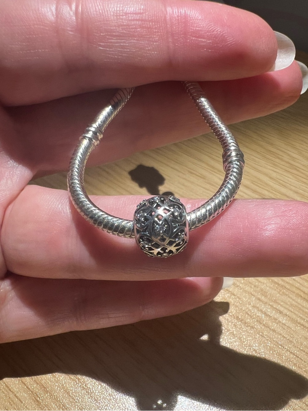 Openwork Filigree Charm - Picture 5 of 10